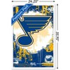 Trends International NHL St. Louis Blues - Maximalist Logo 23 Framed Wall Poster Prints - 3 of 4