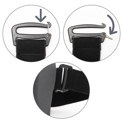 Adjustable Gray Foam Full Back Support Cushion