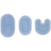 Hampton Crochet Collection Cotton Reversible Tufted Set of 3 Bath Rug Set - Home Weavers - 2 of 4