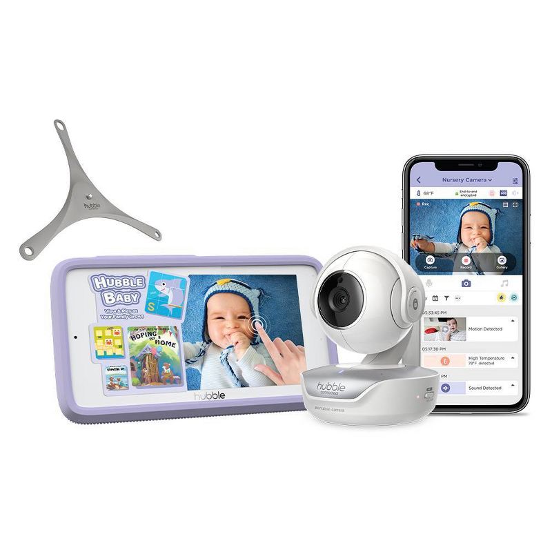Hubble Connected Nursery Pal Deluxe 5&#34; Smart Baby Monitor, 1 of 17
