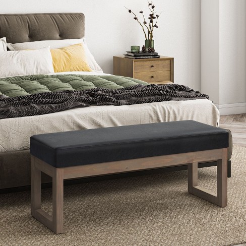 NicBex 44.5" Storage Bench Rectangle Storage Tufted Ottoman Bench for Bedroom, Entryway - image 1 of 4