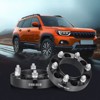 VEVOR Wheel Spacers, 1.25" 6"x5" Wheel Adapters, 6 Lug Forged Spacer, 106.1 mm Bore Hubcentric M12 x1.5 Studs Spacers, Fit for 1979-2023 Toyota,BLACK - 2 of 4