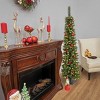 6' Prelit LED Slim Nooksack Fir Artificial Christmas Tree White Lights - National Tree Company - 4 of 4