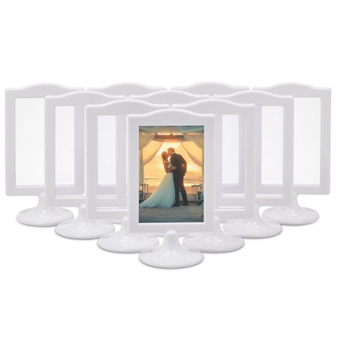 4x6 White Picture Frame Set Pack of 3 4x6 Wood Picture Frames for