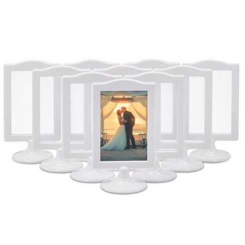 Okuna Outpost Double Sided Pedestal Picture Frames For 4x6 Inch