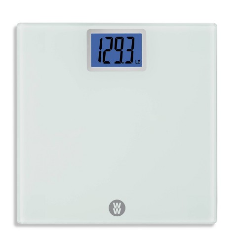 Digital Bathroom Scale, Highly Accurate Body Weight Scale with LCD  Backlight Display, Ultra Wide Platform for Family Use, 400 Pounds 