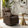 Ofelia Upholstery Wingback Swivel Recliner for Bedroom and Living Room |Artful Living Design - 2 of 4
