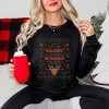 Holiday Vibes Reindeer Rides Ugly Sweater - Women's Graphic Sweatshirt - 3 of 4