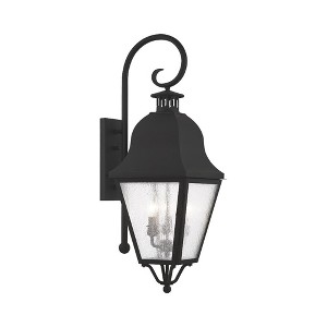 Livex Lighting Amwell 3 - Light Wall Light in  Black - 1 of 4