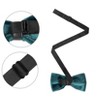 INSPIRE CHIC Men's Velvet Adjustable Pre-Tied Bow Tie - 2 of 4