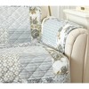 Reversible Stitched Patchwork Sofa Furniture Protector - Great Bay Home - 2 of 4