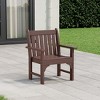 WestinTrends Outdoor Patio HDPE Adirondack Dining Arm Chair - 2 of 4