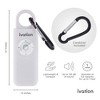 Ivation Personal SOS Keychain Alarm, 125 dB Rechargeable Personal Alarm W/LED Strobe Light - 4 of 4