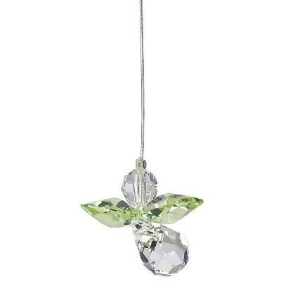 Woodstock Crystal Suncatchers  Crystal Guardian Angel Sapphire  Crystal Wind Chimes For Inside  Office  Kitchen  Living Room DÃƒÂ©cor  1"L