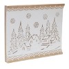 Winter Village Wall Art Wood 19 Inch Rustic Christmas Wall Decor by Melrose - 2 of 3