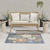 Nourison Aloha Daisy Flower Flatweave Outdoor Rug - 2 of 4