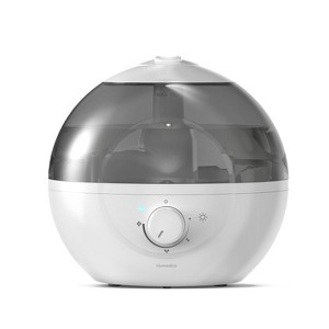 HoMedics Top-Fill Easy to Clean Ultrasonic Cool Mist Humidifier with Night Light and Aromatherapy: 300-500 sq. ft., No Filter Needed, 30-Hour Run Time - 1 of 4