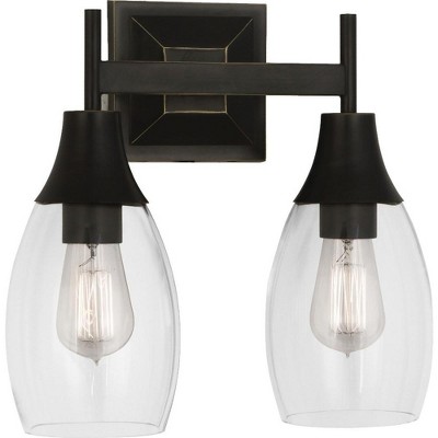 Robert Abbey Lighting Grace 2 - Light Wall Light in  Deep Patina Bronze