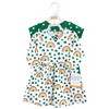 Hudson Baby Infant and Toddler Girl Cotton Dresses, St Patricks Rainbow - 2 of 4