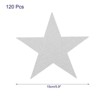 Unique Bargains Decorative Party Wedding Cardboard Five Star Paper Cutouts - 2 of 3