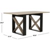 Monty Dinning Table - FOX4247A - Light Grey - Safavieh - 3 of 4