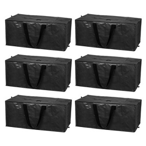 Unique Bargains Waterproof Extra Large Foldable Space Saving Storage Tote 6 Pcs - 1 of 4