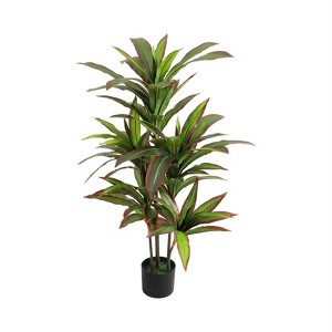 CuisinSmart Artificial Plant Dragon Tree, Dracaena Tree Faux Plants Decor 120-150cm Artificial Greenery Plants In Pots for Home Office - 1 of 4