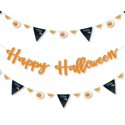 Big Dot of Happiness Trick or Treat - Halloween Party Letter Banner Decoration - 36 Banner Cutouts and Happy Halloween Banner Letters