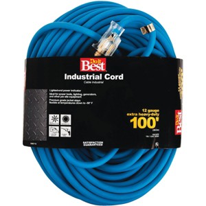 Do it Best  100 Ft. 12/3 Industrial Outdoor Extension Cord RL-JTW123-100-BL - 1 of 1