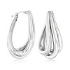 Ross-Simons Italian Sterling Silver Twisted Hoop Earrings - 3 of 4