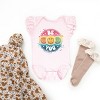 The Juniper Shop SmileyWorld Be You Rainbow Circle Flutter Sleeve Bodysuit - 3 of 4