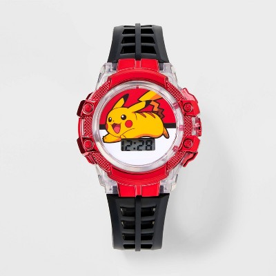 Boys&#39; Pokemon Pikachu Ball Watch - Red