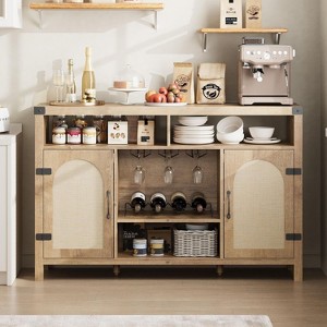 Jojoka MDF + PB Triamine Board U7 Thick 130L Cabinet, 130cm, Original Wood Color - 1 of 4
