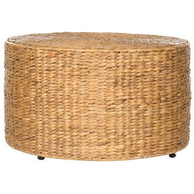 Jesse Wicker Coffee Table Natural, Rattan Round Coffee Table Target