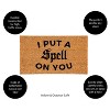 Evergreen 16 x 28 Halloween Greeting Coir Mat, I Put a Spell on You for Indoor and Outdoor Decor - 3 of 4