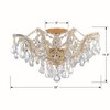 Crystorama Lighting Maria Theresa 5 - Light Semi-Flush Mount in  Gold - 4 of 4