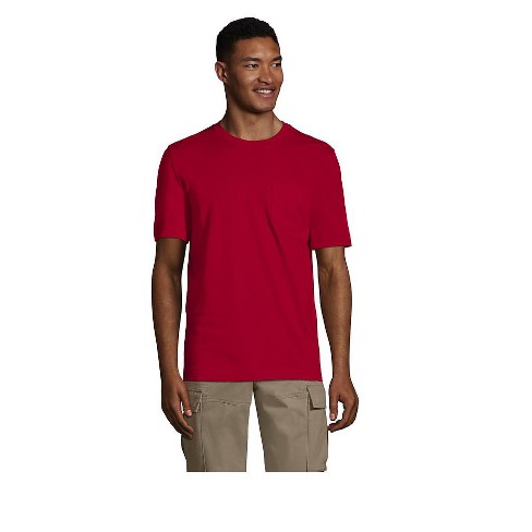 Lands' End Men's Tall Super-t Short Sleeve T-shirt With Pocket - 2x ...