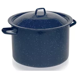 IMUSA 4qt Enamel Stock Pot - Blue