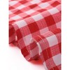INSPIRE CHIC Women's Casual Smocked Front Tie Back Checks Gingham Midi Dresses - 2 of 4