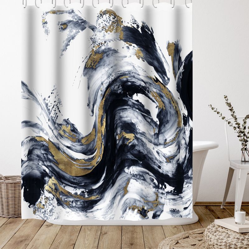Americanflat 71" x 74" Shower Curtain Style 3 by PI Creative Art - Available in Variety of Styles, 4 of 7