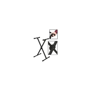 On-Stage KS8290X Lok-Tight Pro Single-X ERGO-LOK Keyboard Stand - 1 of 4