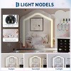 Kids Vanity with Lighted Mirror, Little Girl Vanity and Stool, Toddler Makeup Table Set and Makeup Playset for 3-8 Girls - 4 of 4