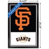 Trends International MLB San Francisco Giants - Logo 22 Framed Wall Poster Prints - 3 of 4