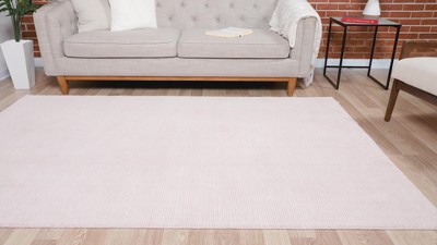 Hand-Knotted Blueberry Wool Square Indoor Rug