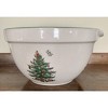 Spode Christmas Tree Batter Jug, 2qt Mixing Bowl with Handle & Spout, Holiday Bakeware, Dishwasher Safe Earthenware w/ Measurements - 4 of 4