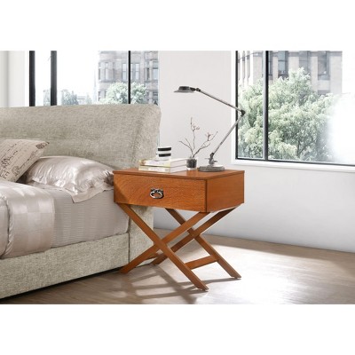 NicBex Modern 1 Drawer Nightstand Elegant Bedside Table with Solid Legs End Table for Living Room, Bedroom