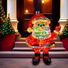 Kurt Adler 30-Inch Pre-Lit 150 Warm White LED Multifunction Holographic Santa - 3 of 4