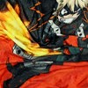 My Hero Academia Blanket Katsuki Bakugo Plush Fleece Lightweight Throw 45" X 60" Multicolored - 3 of 4