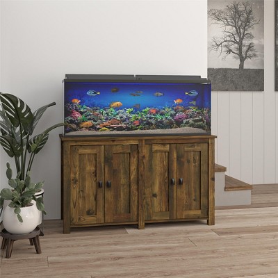 Farmington Heritage Pine 55 Gallon Aquarium Stand with Storage