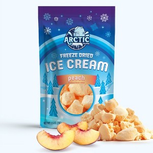 Arctic Farms Freeze Dried Ice Cream That Does Not Melt (Bits) (Peach) - 1 of 4
